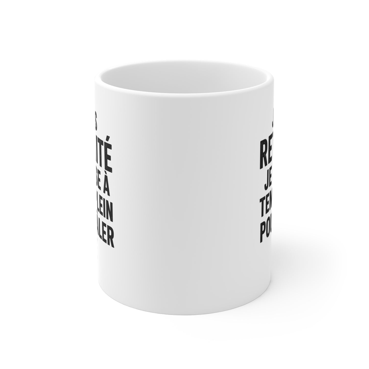 Tasse Je Suis Retraité Je Bosse À Temps Plein Pour Râler – Mug Humour Retraité Vintage – Cadeau Homme Femme 325ml