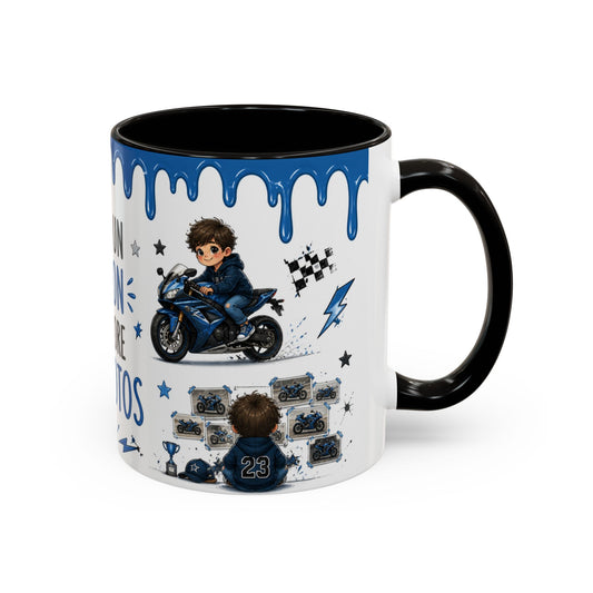 Tasse Juste Un Garçon Qui Adore Les Motos – Mug Moto Sportive et Univers Kawaii – Céramique 325ml