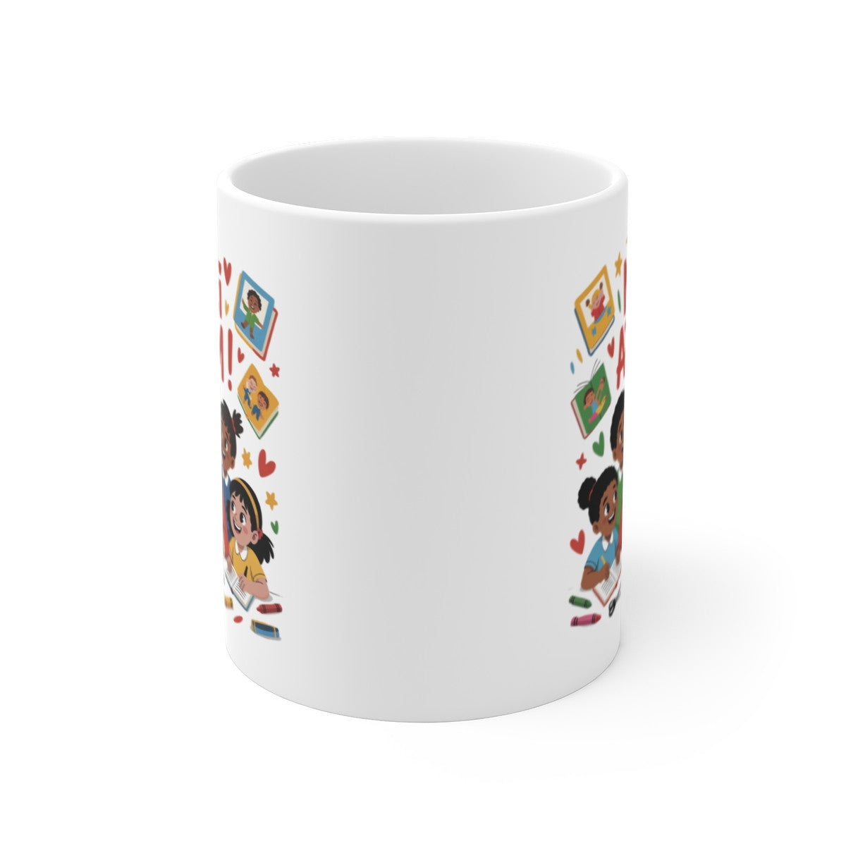 Mug Merci ATSEM – Cadeau de Fin d’Année Scolaire – Illustration Enfants