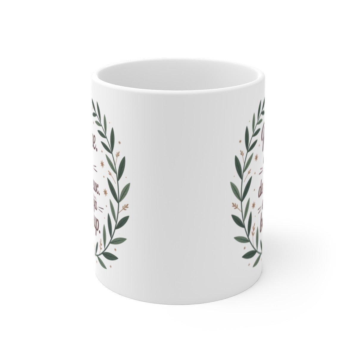 Tasse Inspiration Positive – Respire Tu Fais De Ton Mieux – Message Bienveillance