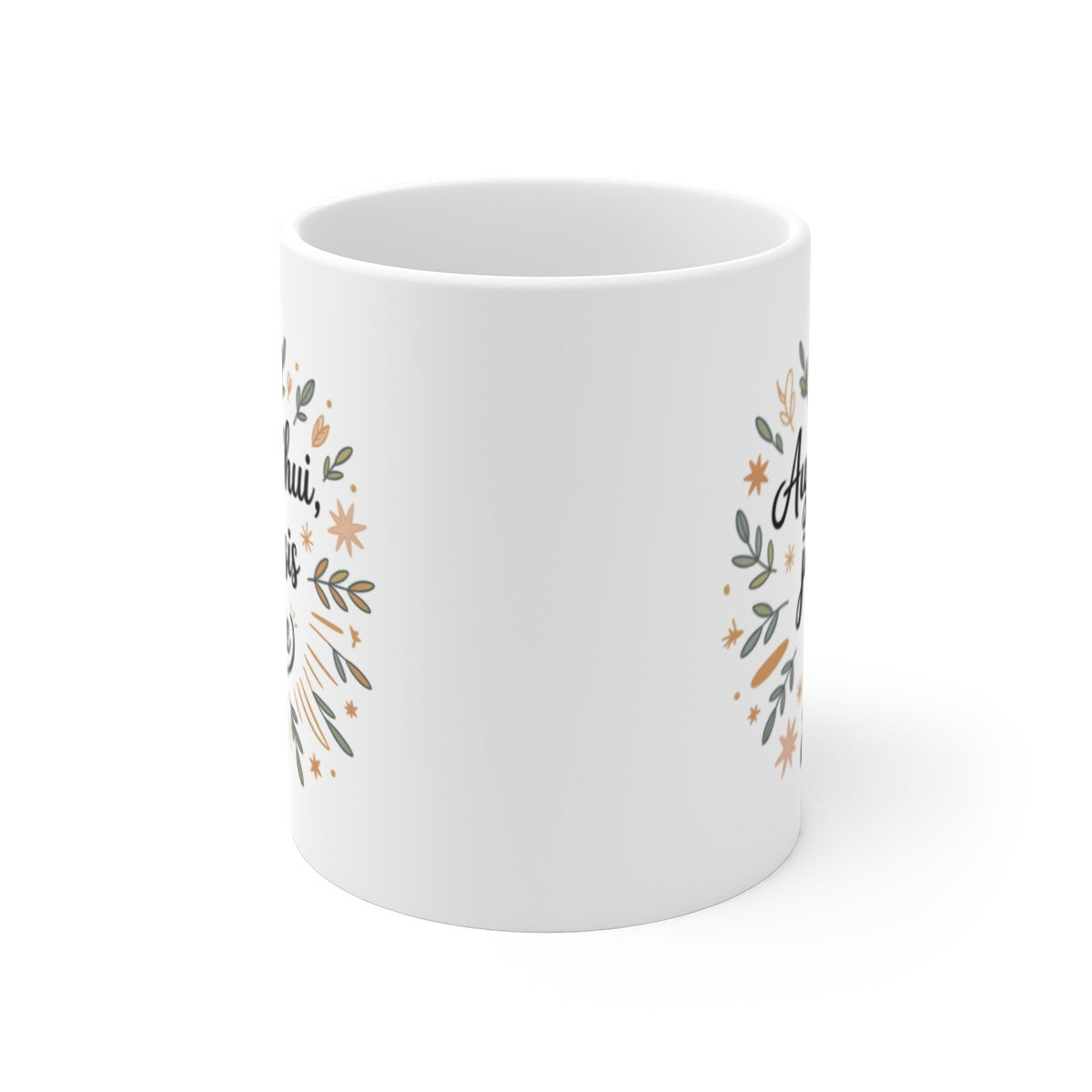 Mug Citation Positive – Aujourd’hui Je Choisis la Joie – Design Nature