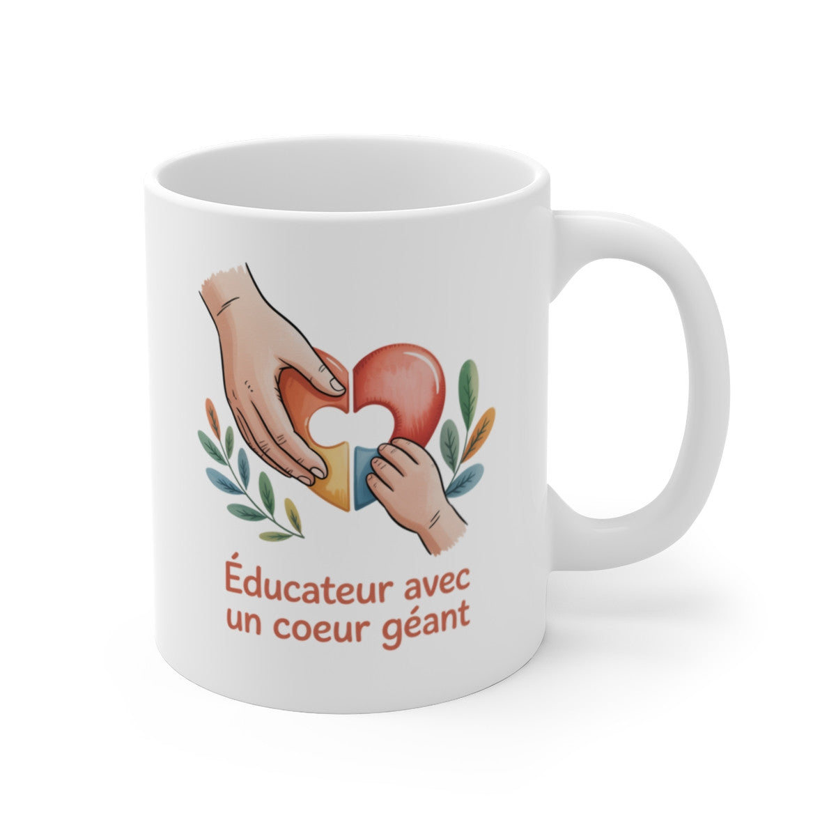Mug Tu Es Une Fleur Rare – Message Poétique et Floral – Illustration Délicate