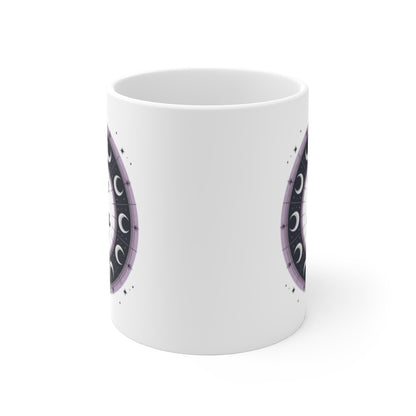 Mug Astrologie Café – Guidée par les Étoiles – Design Lune et Horoscope Mystique