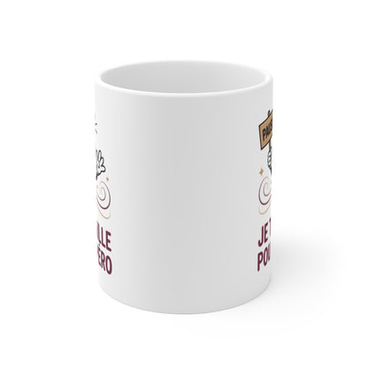 Mug Humour Apéro – Je Travaille Pour l’Apéro – Design Vin Rouge Fun et Décontracté
