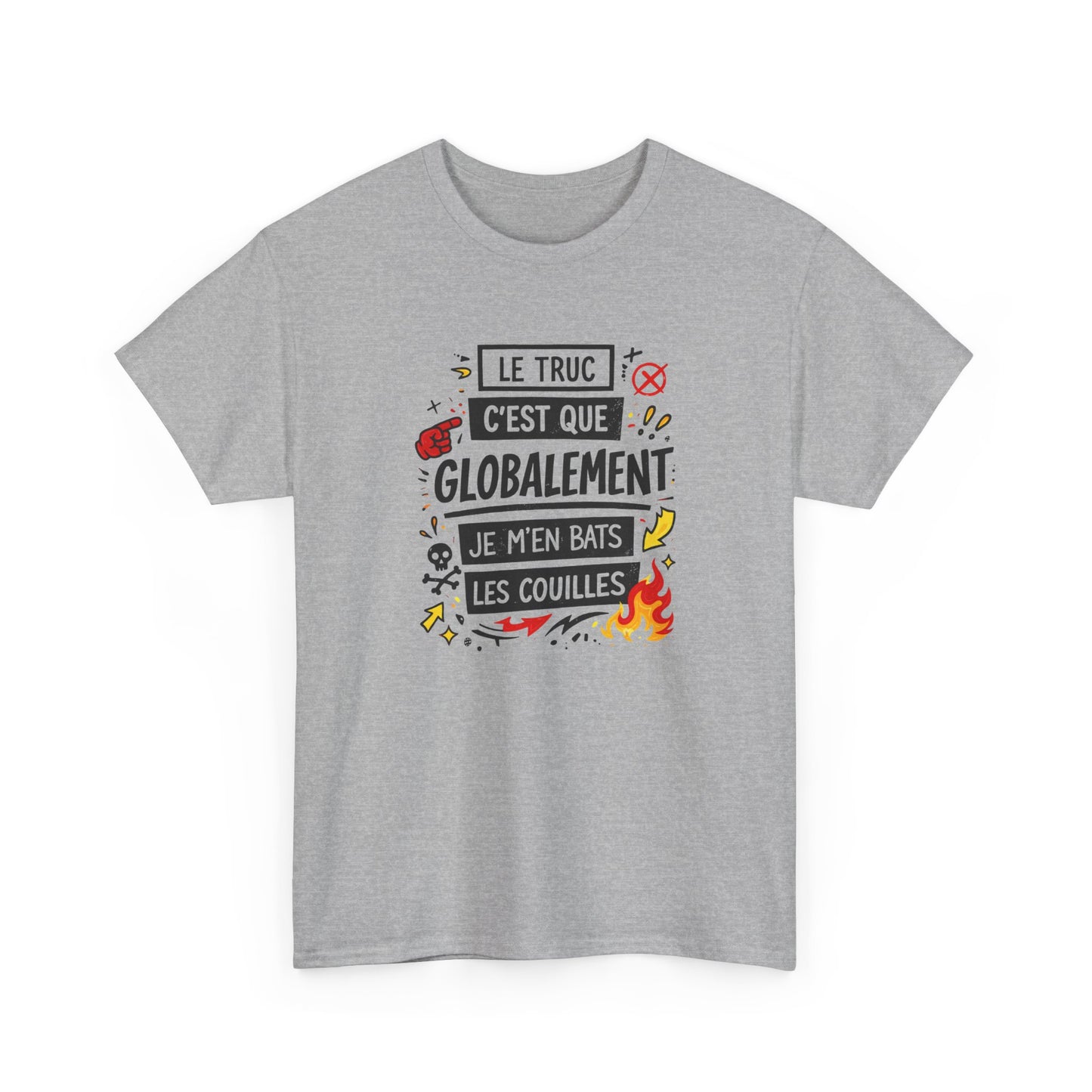 T-Shirt Humoristique Homme Femme – Tee Shirt Drôle Sarcastique – Cadeau Humour Adulte Noir Blanc Gris