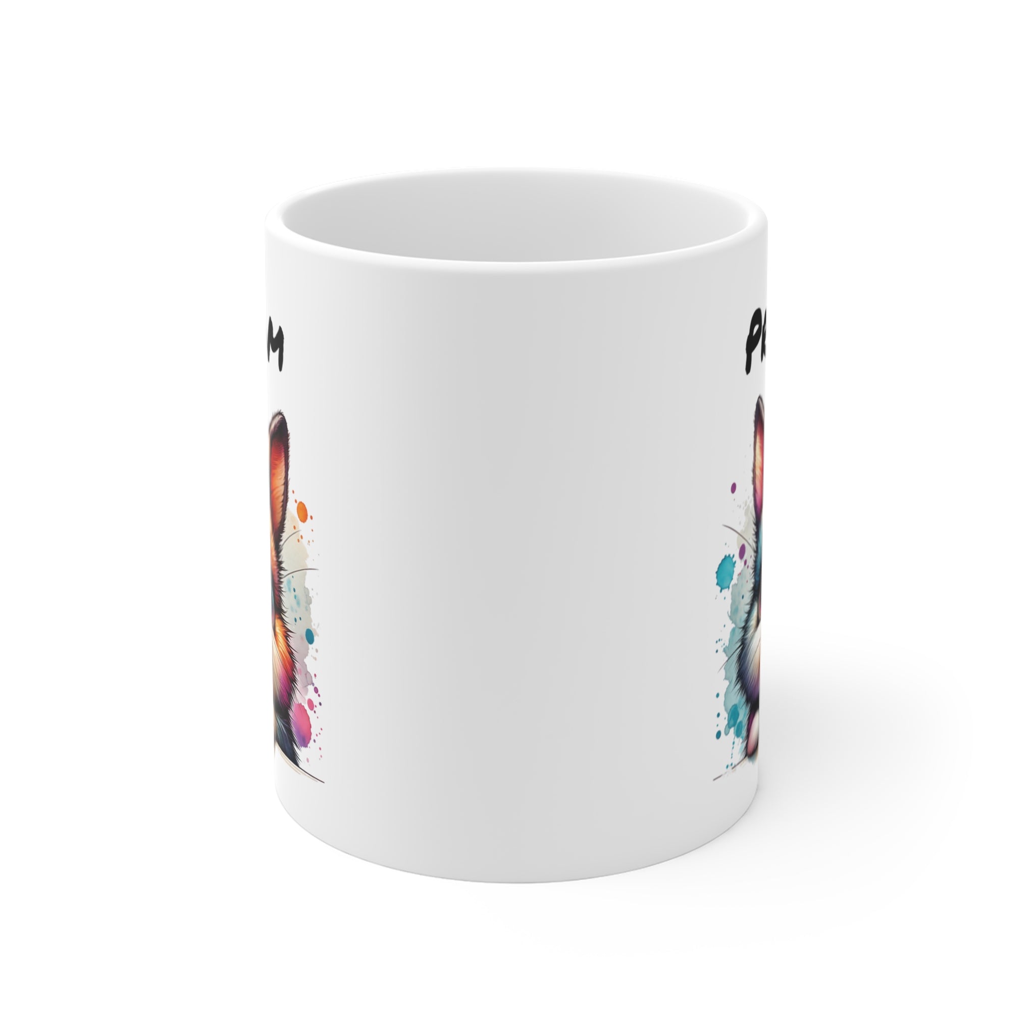 Tasse Personnalisable Lapin Mignon – Mug Prénom Animal de Compagnie – Cadeau Original 325ml