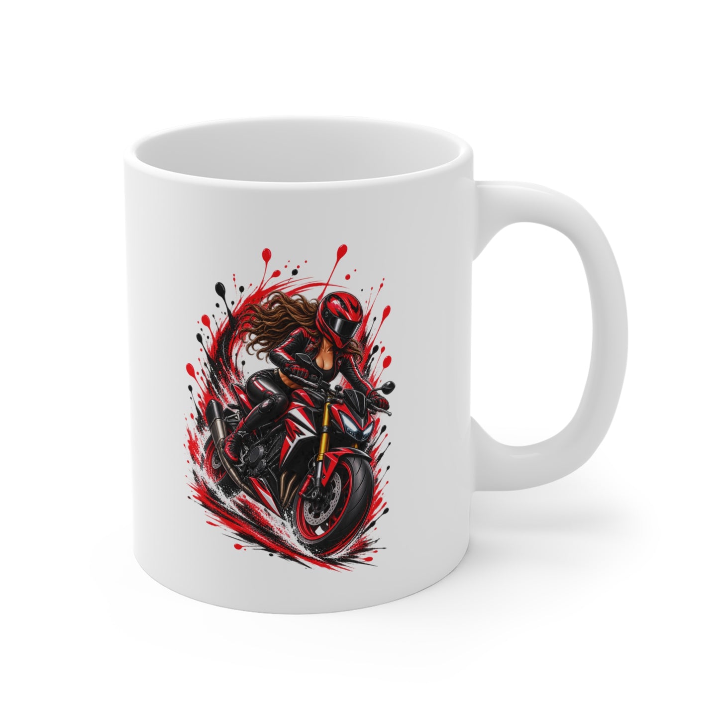 Mug Moto Femme – Tasse Motarde Passion Moto – Cadeau Original Femme – Amatrice de Moto et Sensations Fortes