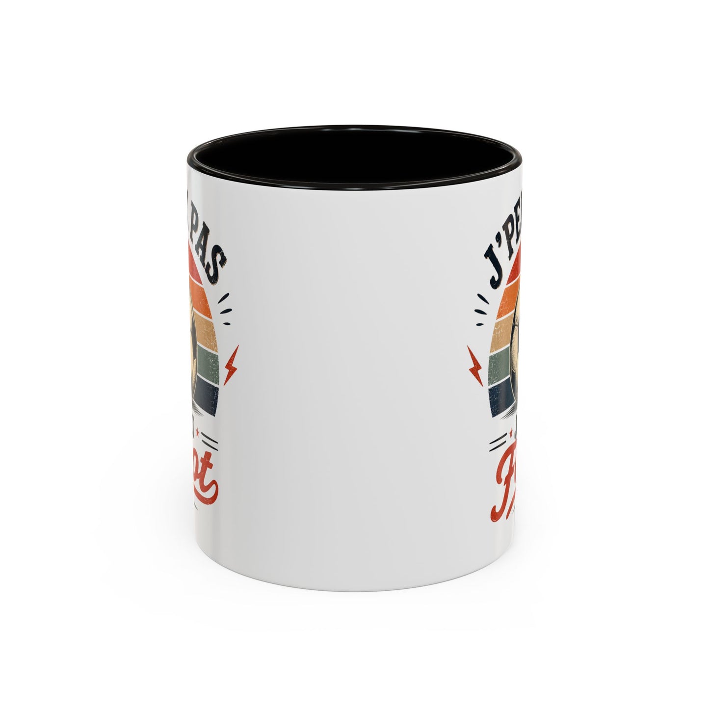 Tasse J’Peux Pas J’Ai Foot – Mug Football Vintage Humoristique – Cadeau Footballeur Homme Femme 325ml