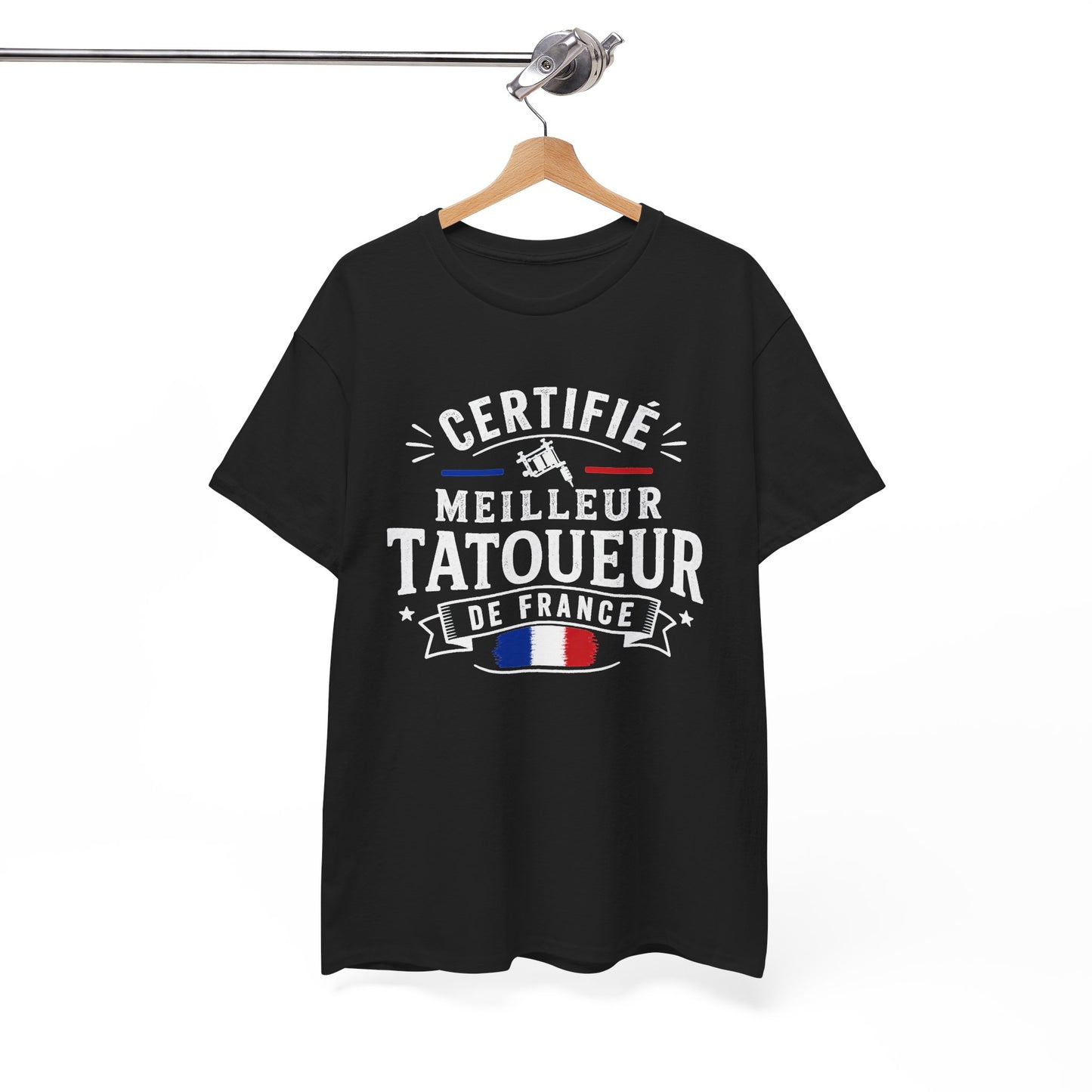 Tee Shirt Homme Tatoueur Cadeau Métier Tattoo Artiste Tatouage Professionnel Humour France