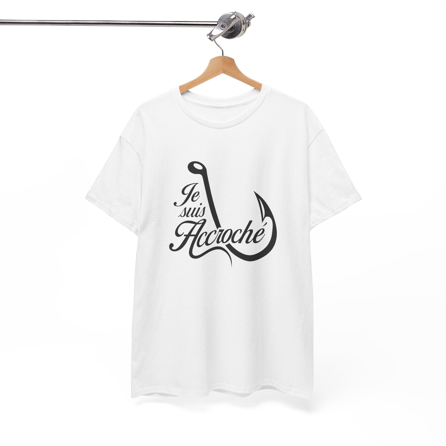 T-Shirt Pêche Homme et Femme – Cadeau Pêcheur Passionné – Humour Hameçon Canne à Pêche – Idée Cadeau Pêche Anniversaire