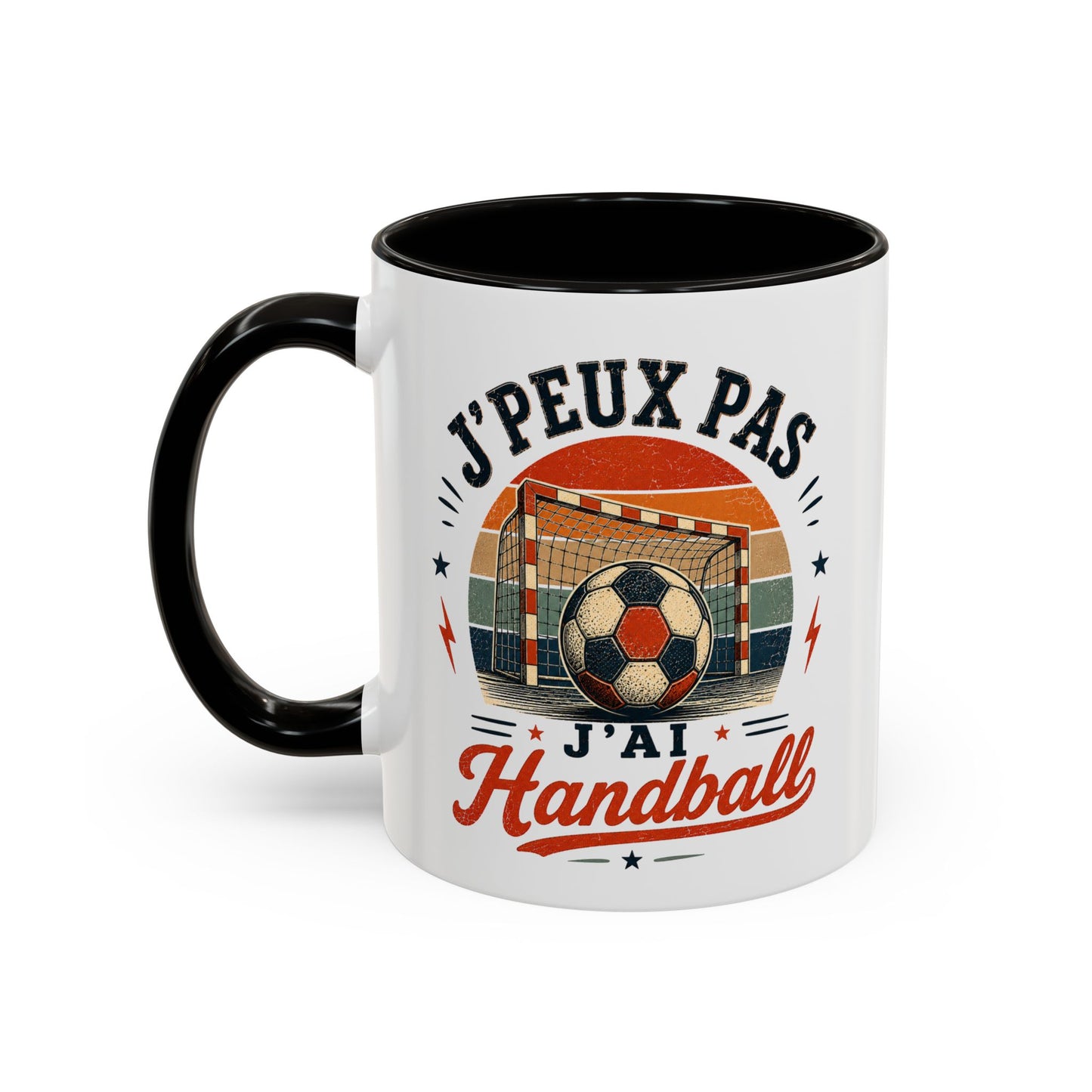 Tasse J’Peux Pas J’Ai Handball – Mug Handball Vintage Humoristique – Cadeau Joueur Homme Femme 325ml
