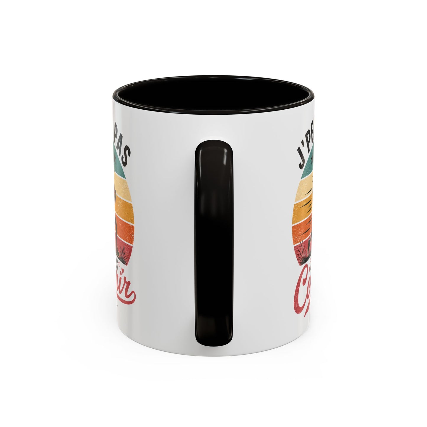 Tasse Femme J’Peux Pas J’Vais Courir – Mug Running Vintage Humoristique – Cadeau Runneuse Jogging Sport 325ml