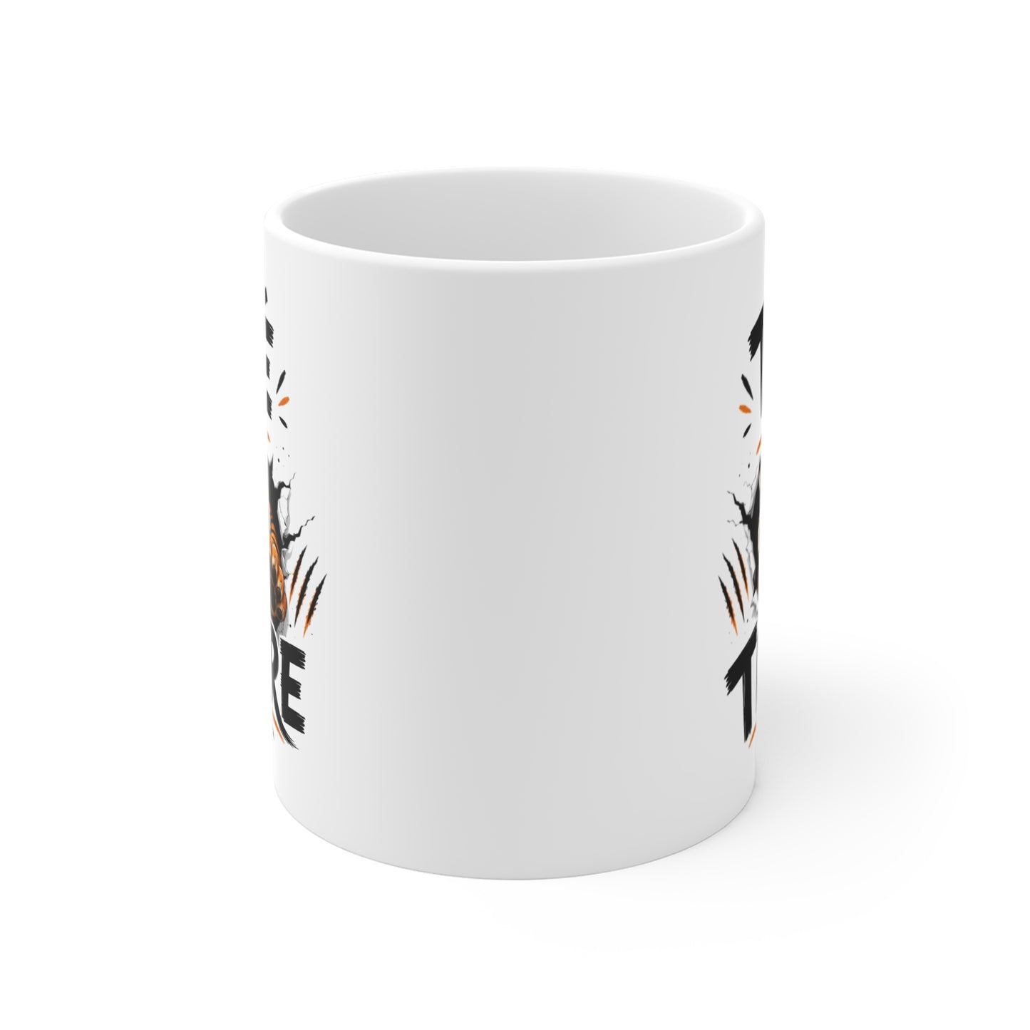 Tasse Tié Un Tigre – Mug Humour Tigre Sauvage – Cadeau Homme Femme Passion Animaux 325ml