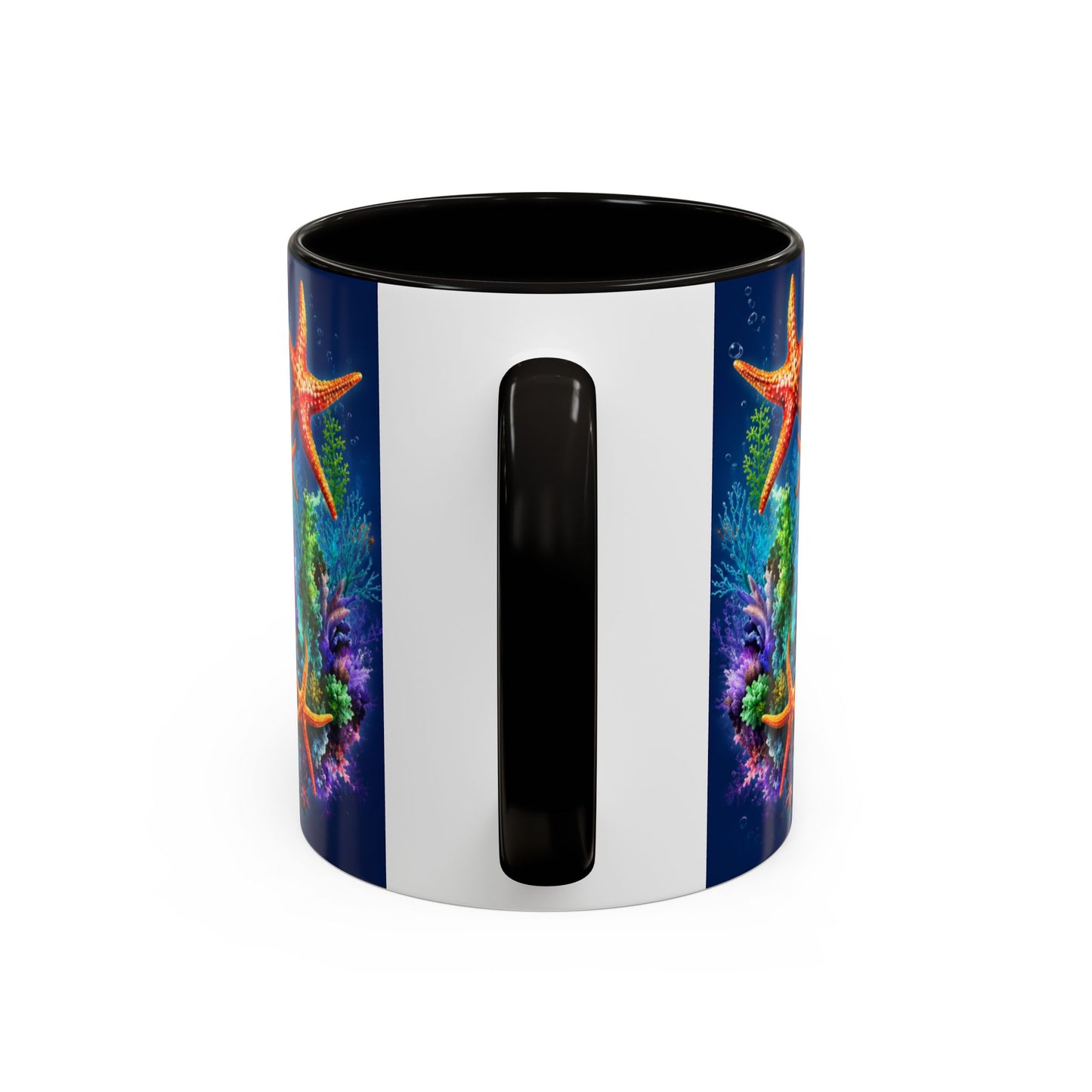 Tasse Tortue Marine Océan Tropical – Mug Fonds Marins Colorés et Poissons Exotiques – Cadeau Mer 325ml