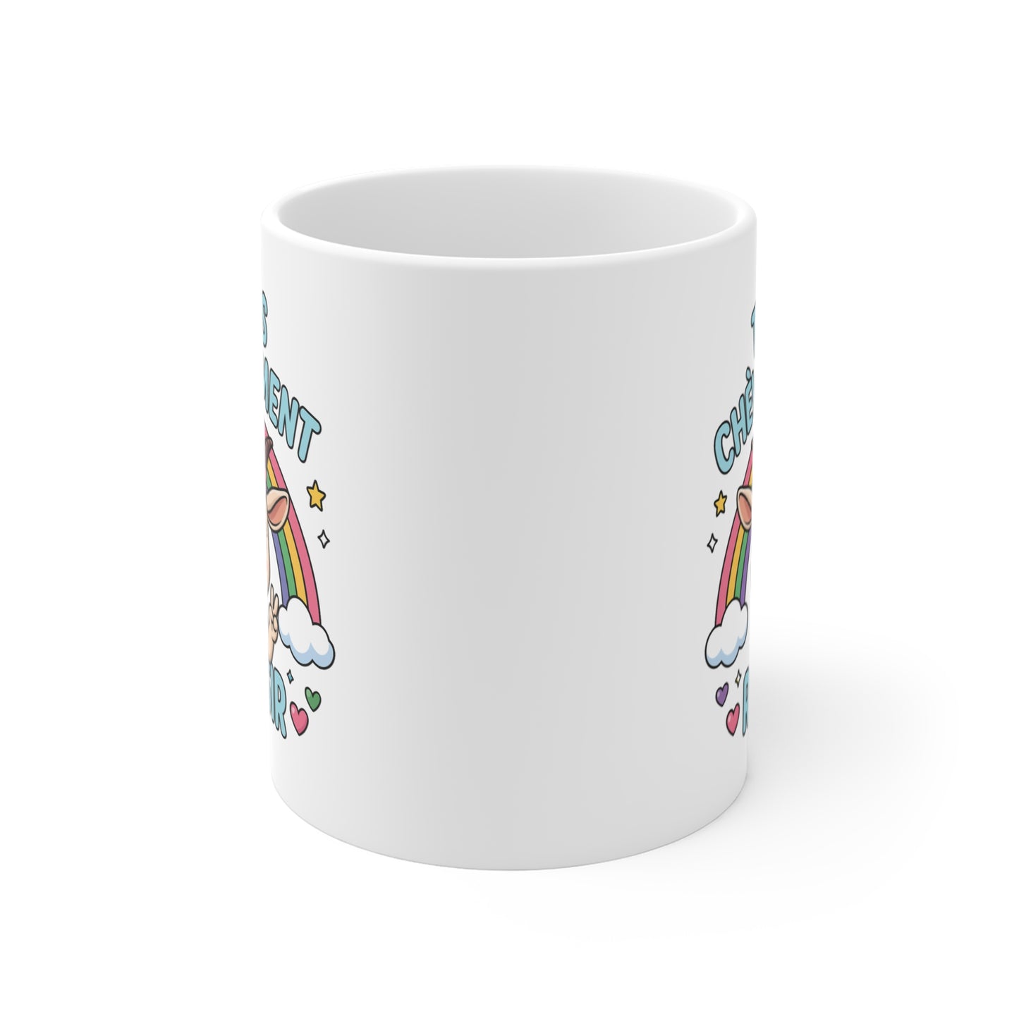 Tasse Tu Vas Chèvre-ment Réussir – Mug Chèvre Licorne Arc-en-Ciel – Cadeau Humour Motivation 325ml