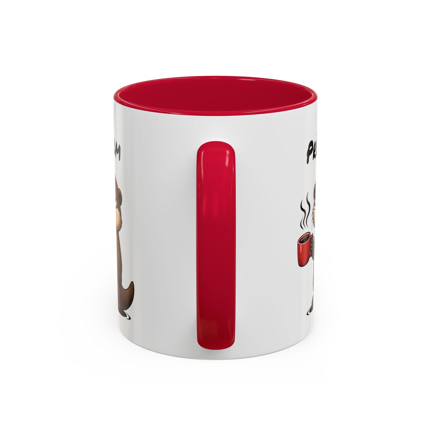 Mug Loutre Fatiguée Personnalisable 325ml – Tasse Café Humoristique Animal Mignon Drôle Réveil Difficile