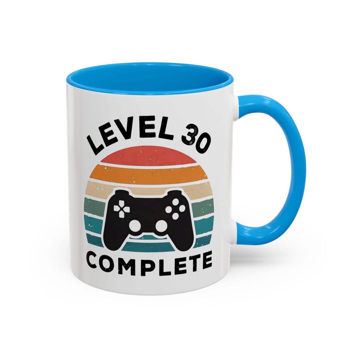 Tasse Level 30 Complète – Mug Gamer 30 Ans Homme Femme – Cadeau Anniversaire 30 Ans Gaming Console 325 ml