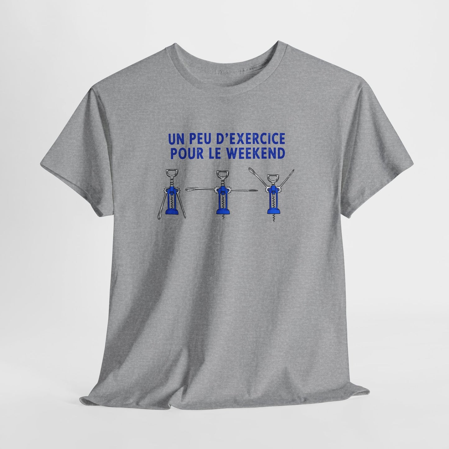 Tee Shirt Homme et Femme Vin Apéro Tire Bouchon Humour Week End Amateur de Vin Idée Cadeau Originale