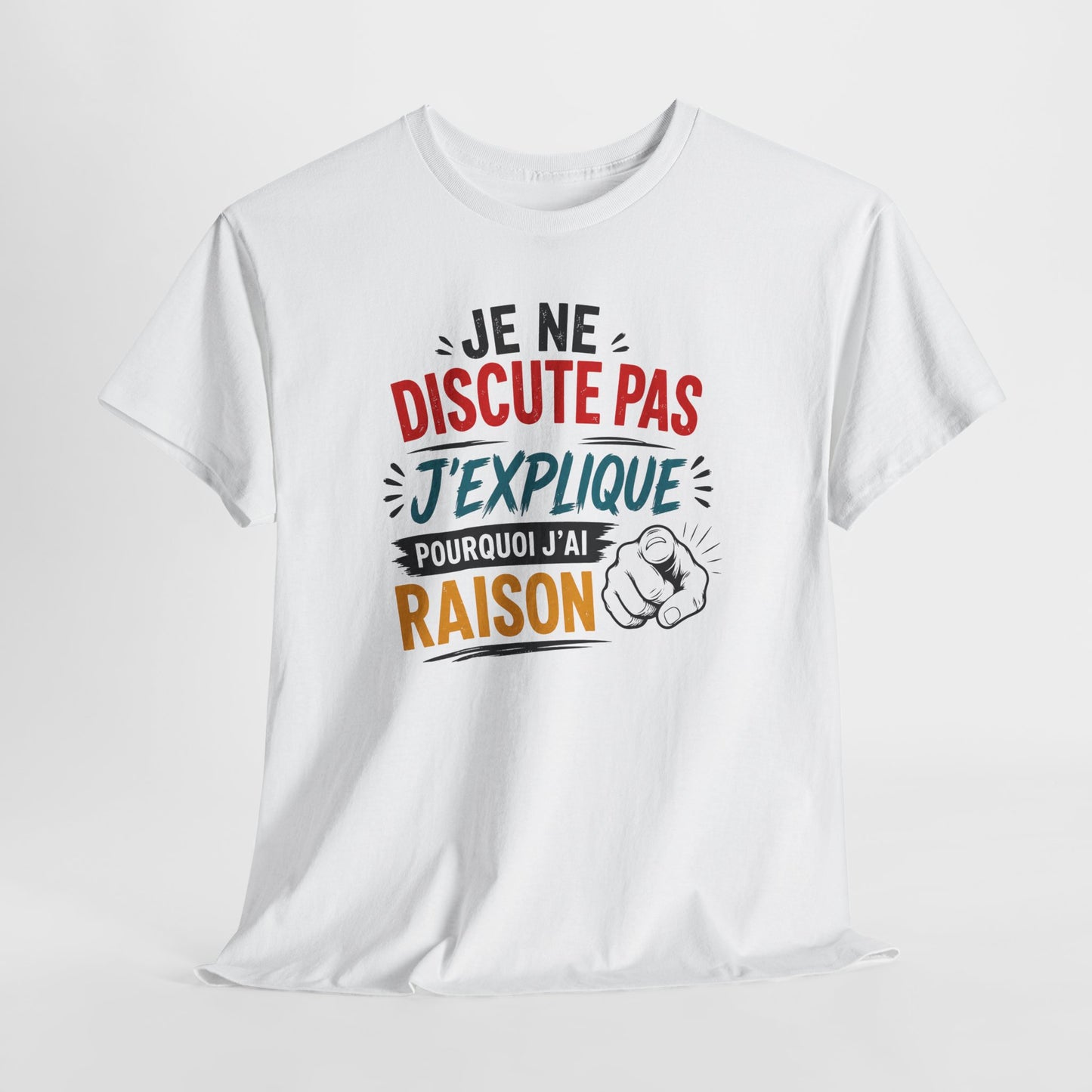Tee-Shirt Humour Homme et Femme – Citation Drôle Caractère Fort – Cadeau Original Amusant pour Collègue Ami Famille