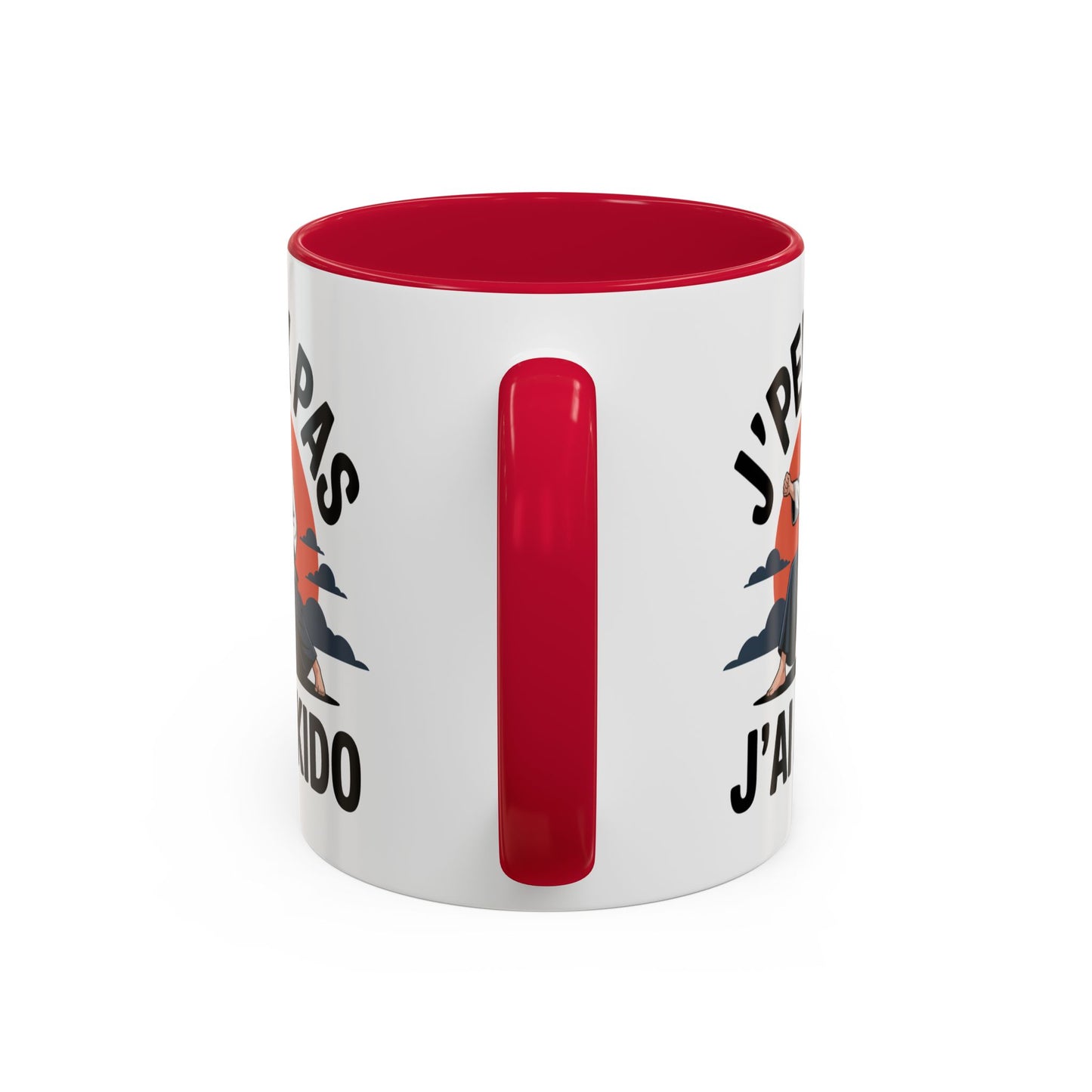 Tasse J’Peux Pas J’Aïkido – Mug Humour Arts Martiaux Japonais – Cadeau Aïkidoka Homme Femme 325ml