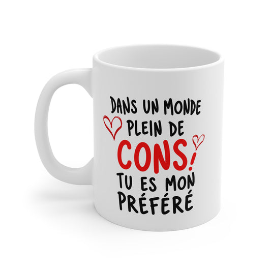 Tasse Amour Romantique – Mug Couple Déclaration d'Amour – Cadeau Saint-Valentin Homme Femme 325 ml