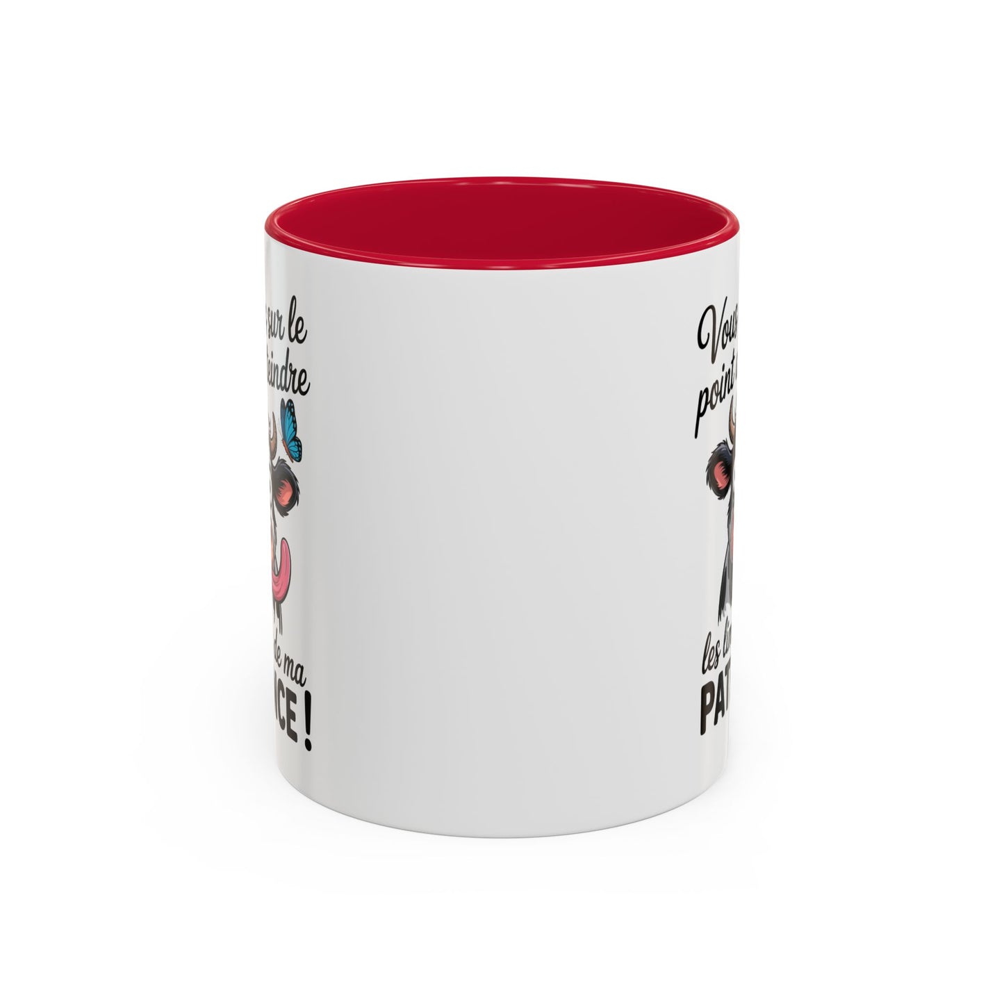 Mug Vache Humoristique – Tasse Animal Drôle Citation J’Peux Pas J’ai – Cadeau Fun Original Homme Femme