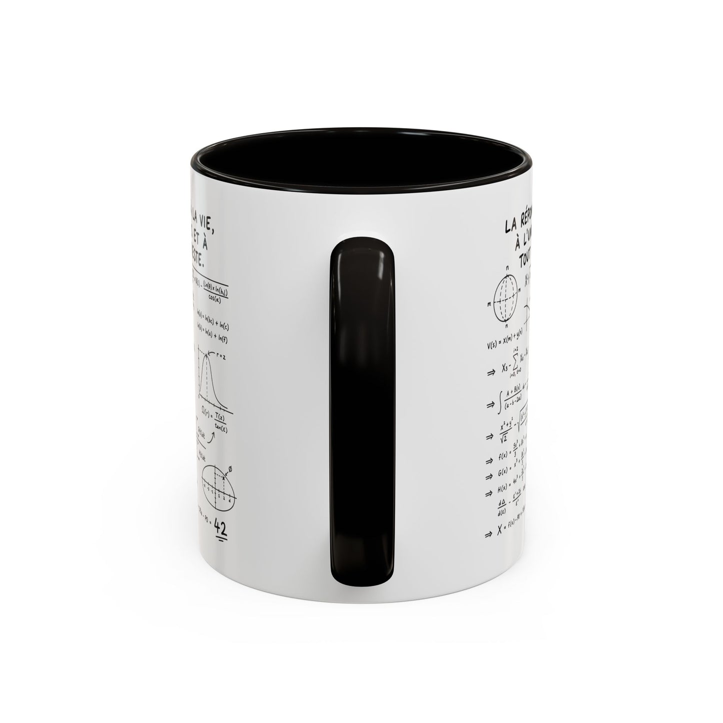 Tasse La Réponse à la Vie à l’Univers et à Tout le Reste 42 – Mug Humour Geek Mathématiques Sciences – Cadeau Homme Femme 325ml