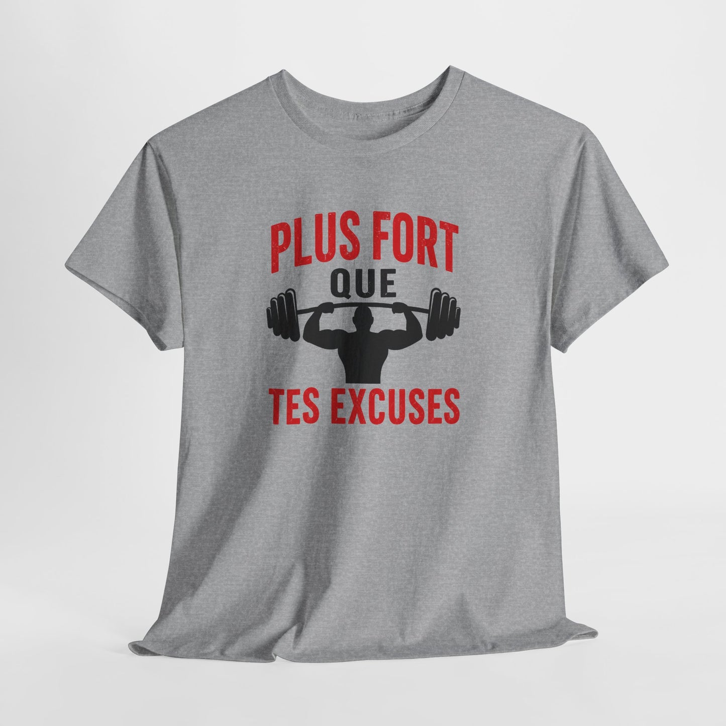 T-Shirt Musculation Homme et Femme – Fitness Motivation Sport – Entraînement Salle de Muscu – Cadeau Sportif