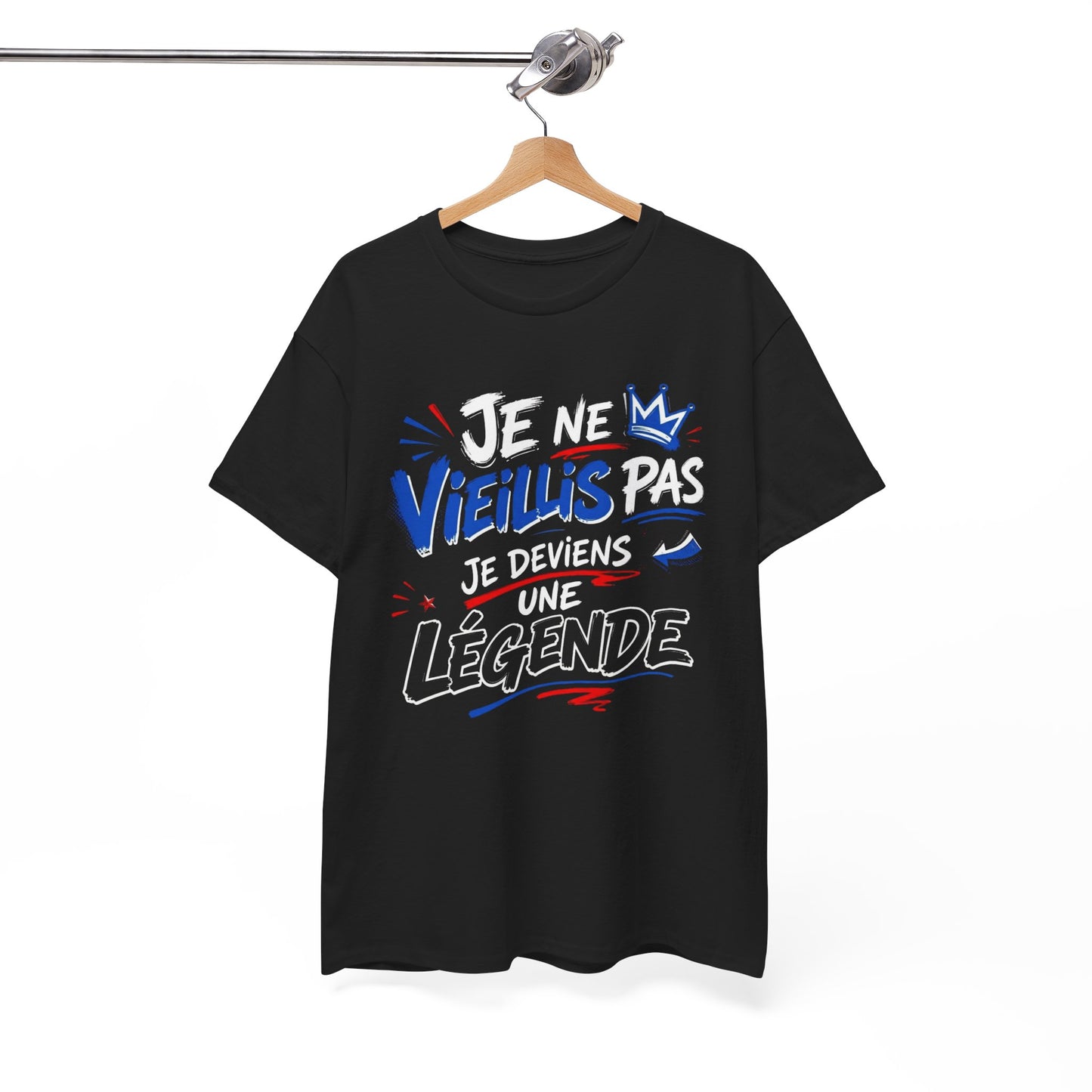 Tee-Shirt Je Ne Vieillis Pas Je Deviens Une Légende – Cadeau Humour Homme Femme Anniversaire