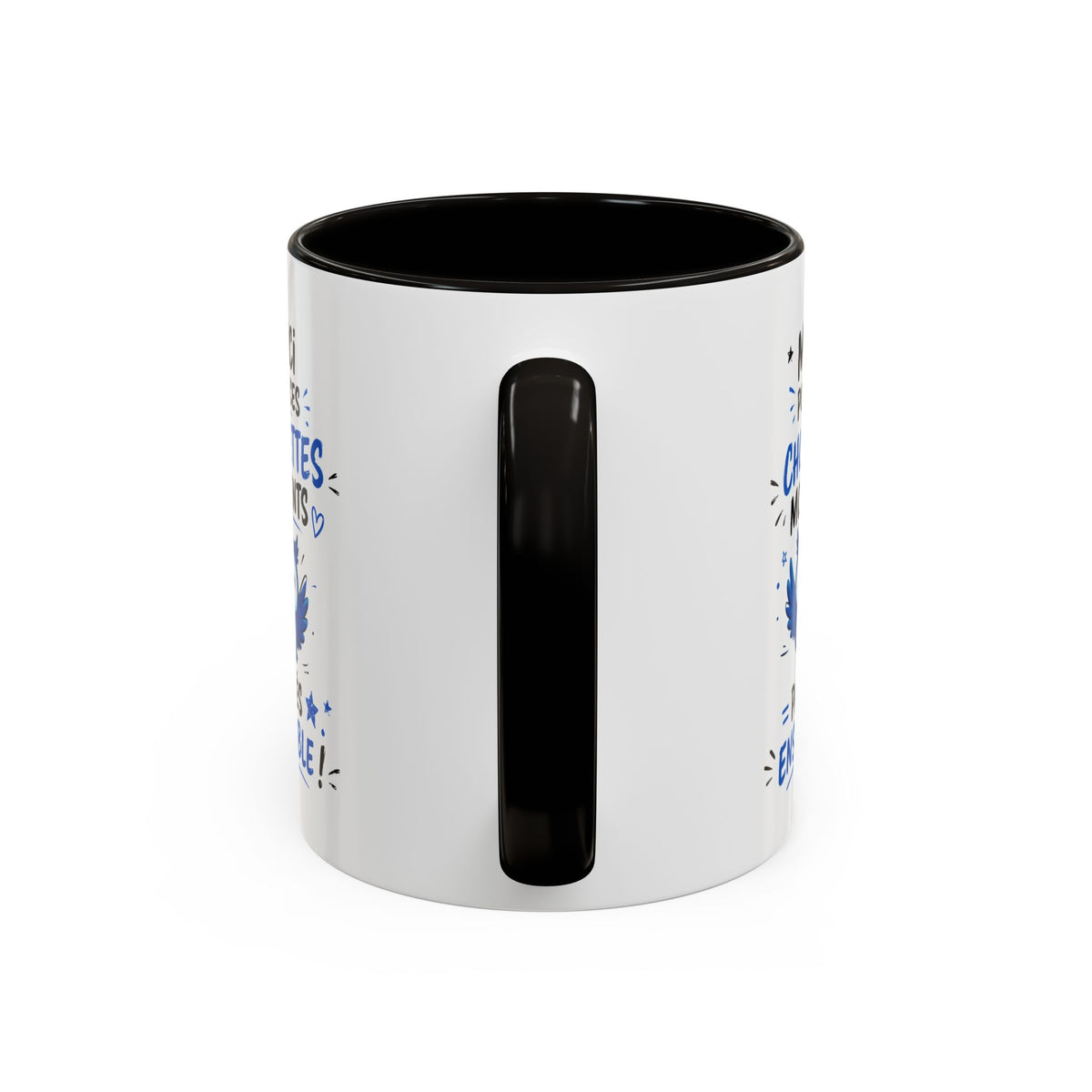 Mug Merci pour Ces Chouettes Moments – Tasse Remerciement avec Chouette – Cadeau Original Souvenir Noir Bleu Rouge