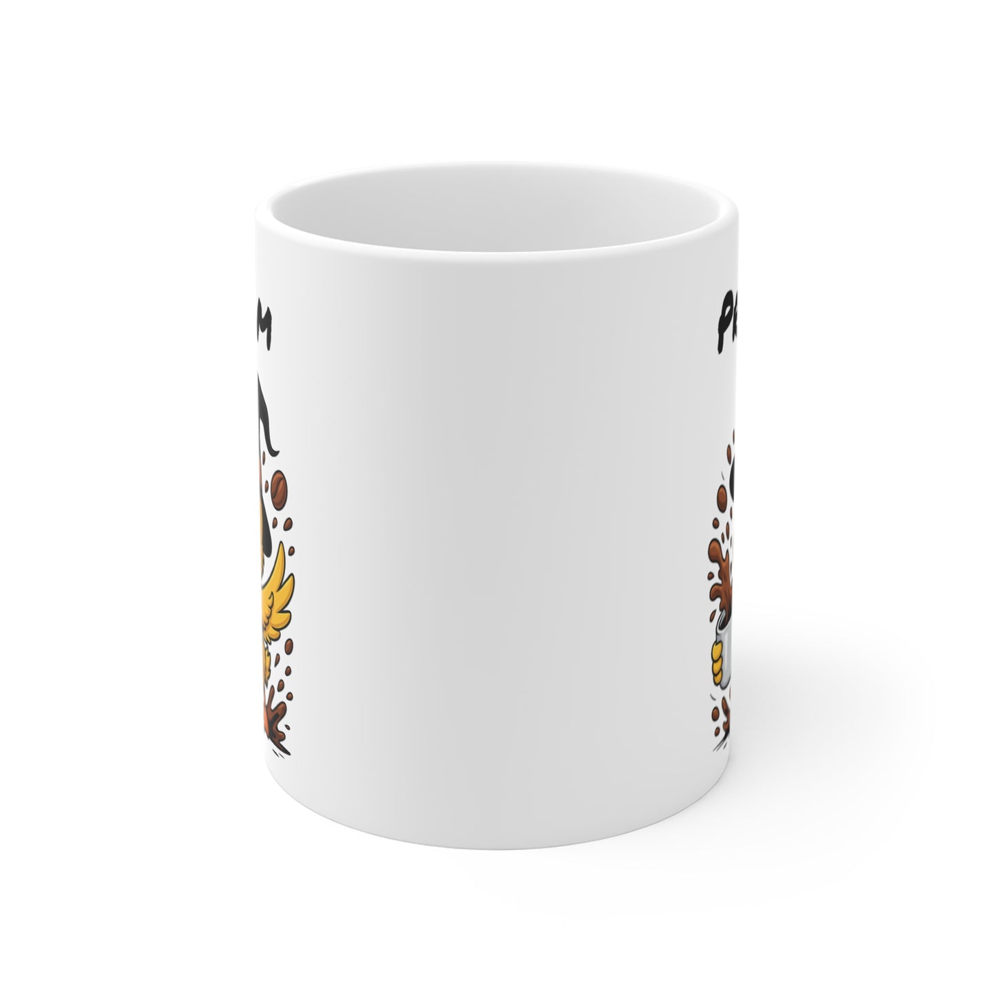 Tasse Personnalisable Canard Sorcière – Mug Halloween Prénom 325ml – Cadeau Fantaisie Original