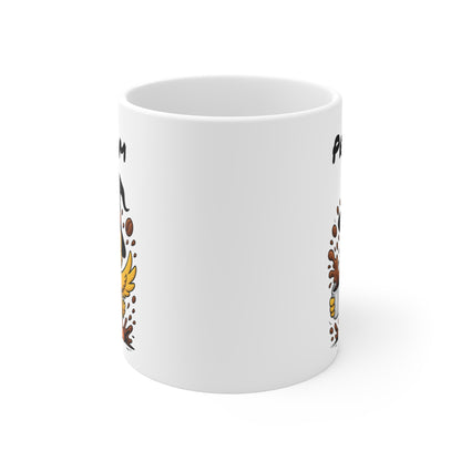 Tasse Personnalisable Canard Sorcière – Mug Halloween Prénom 325ml – Cadeau Fantaisie Original