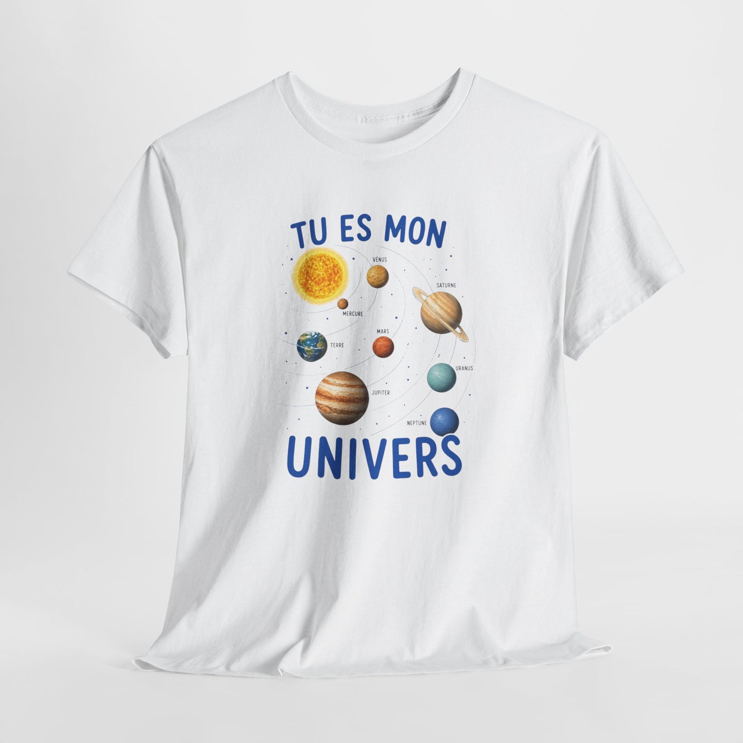 T-Shirt Astronomie Humour – Tu Es Mon Univers – Tee Shirt Couple Amour Homme Femme