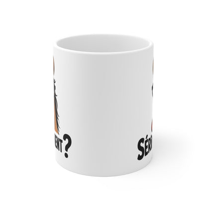 Tasse Humour Cheval 325ml – Sérieusement ? – Mug Drôle Animal Cartoon Original Idée Cadeau