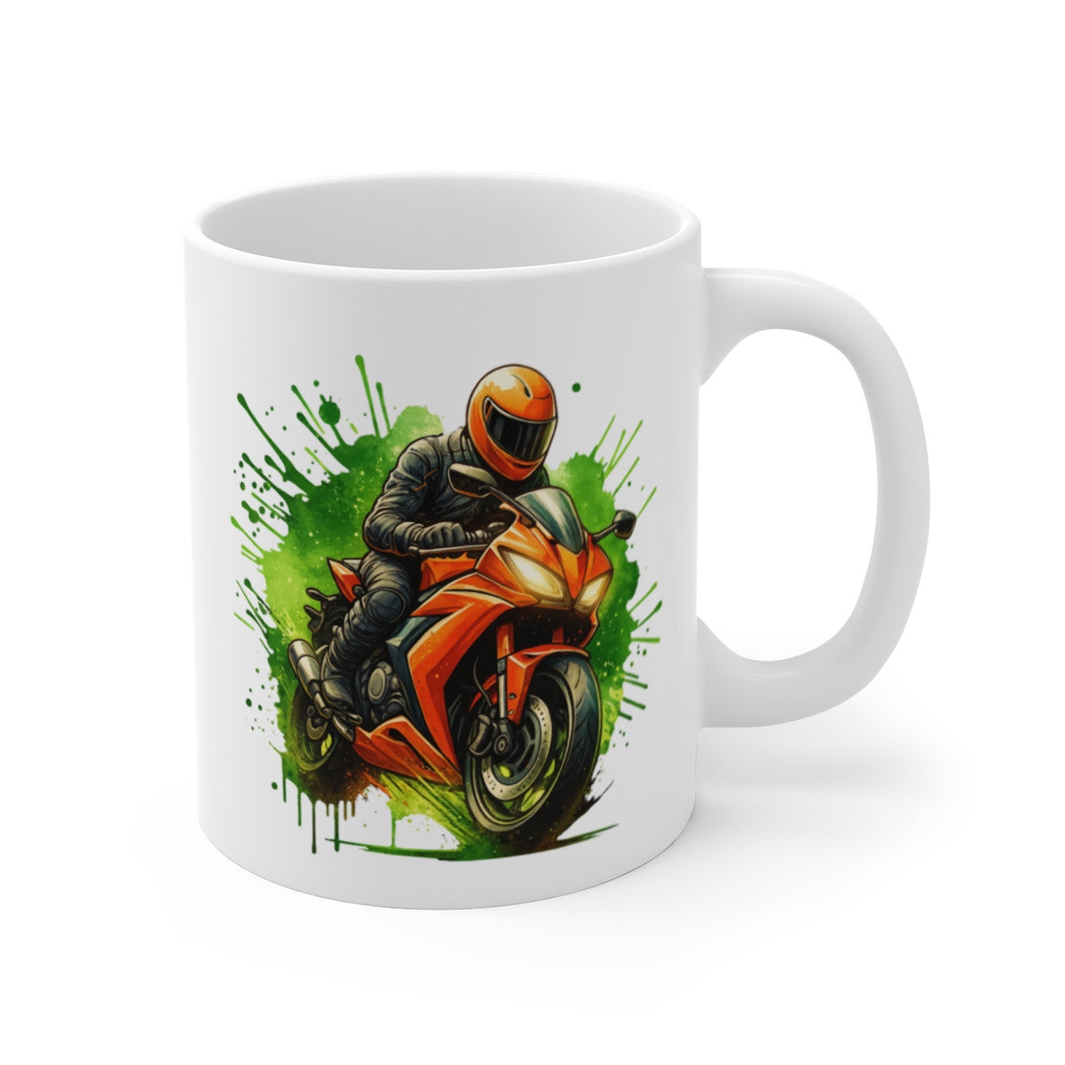 Tasse Motard Moto Sport 325ml  Mug Racing Vitesse Adrenaline  Cadeau Biker Deux-Roues Course Route