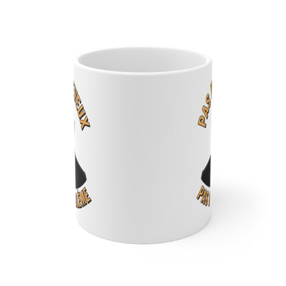 Tasse Homme Chauve Classe – Pas de Cheveux Pas de Problème – Cadeau Élégant et Drôle – Mug 325ml