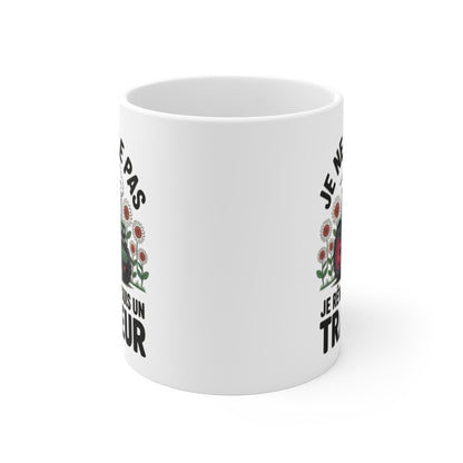 Tasse Tracteur Humour Fermier – Mug Cadeau Drôle “Je Ne Ronfle Pas” – Céramique 325ml Micro-Ondes