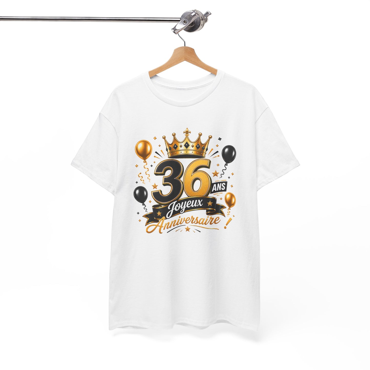 Tee Shirt Anniversaire 36 Ans Homme et Femme Joyeux Anniversaire Cadeau 36 Ans Idée Cadeau Adulte