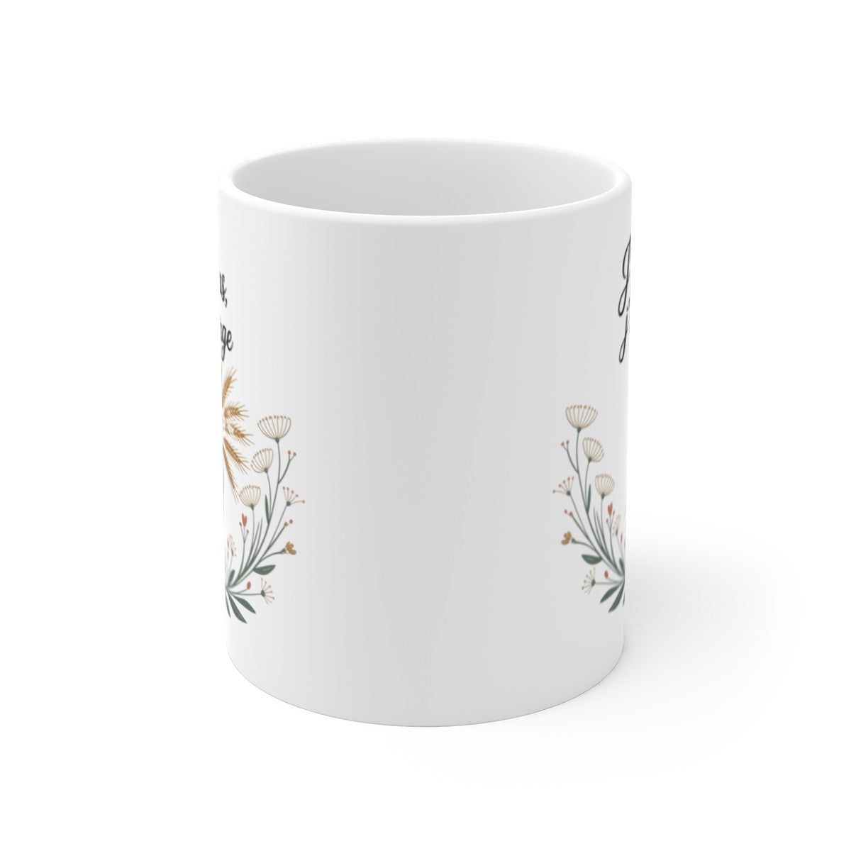 Tasse Horoscope Vierge – Mug Zodiaque Floral “J’peux Pas J’suis Vierge” – Cadeau Céramique 325ml