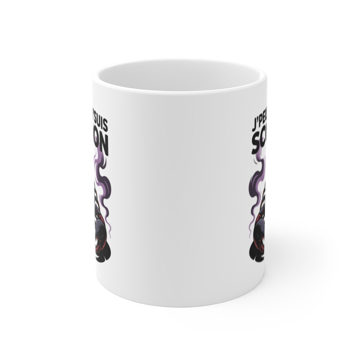Tasse Astrologie Scorpion – Mug Zodiaque Noir “J’peux Pas J’suis Scorpion” – Cadeau Horoscope Céramique 325ml