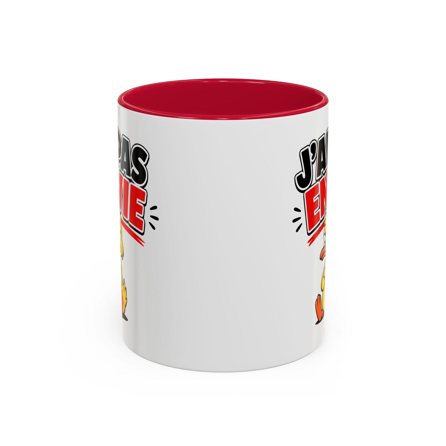 Mug Drôle J’ai Pas Envie – Tasse Humoristique avec Canard Boudeur – Cadeau Humour Bureau Travail Café 325ml