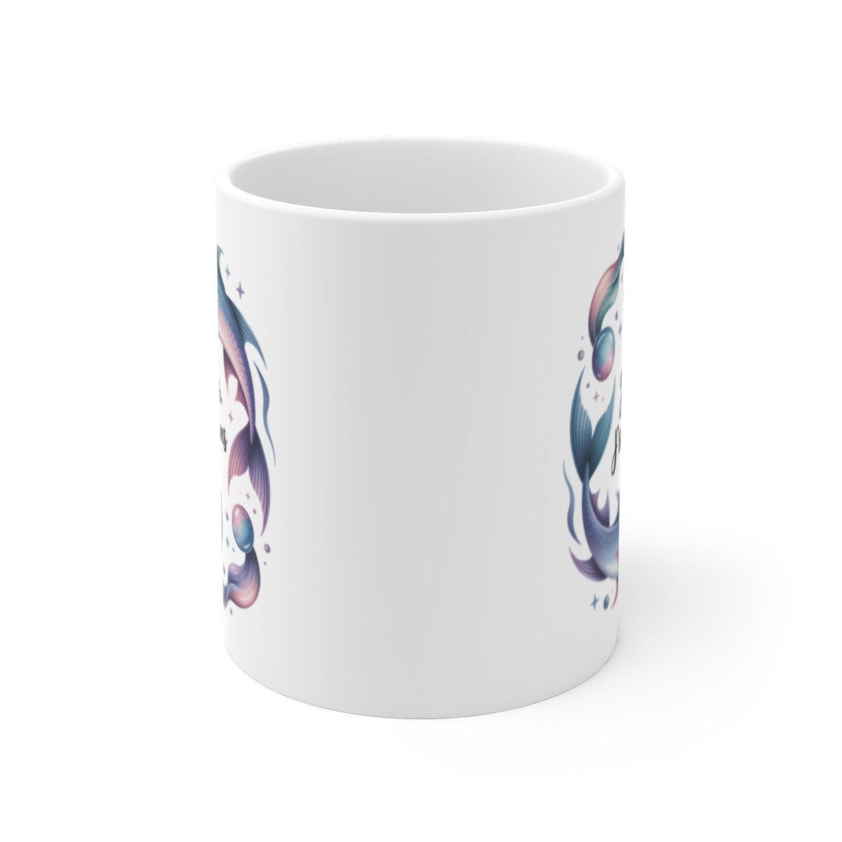 Tasse Astrologie Poissons – Mug Zodiaque “J’peux Pas J’suis Poissons” – Cadeau Signe Eau Céramique 325ml