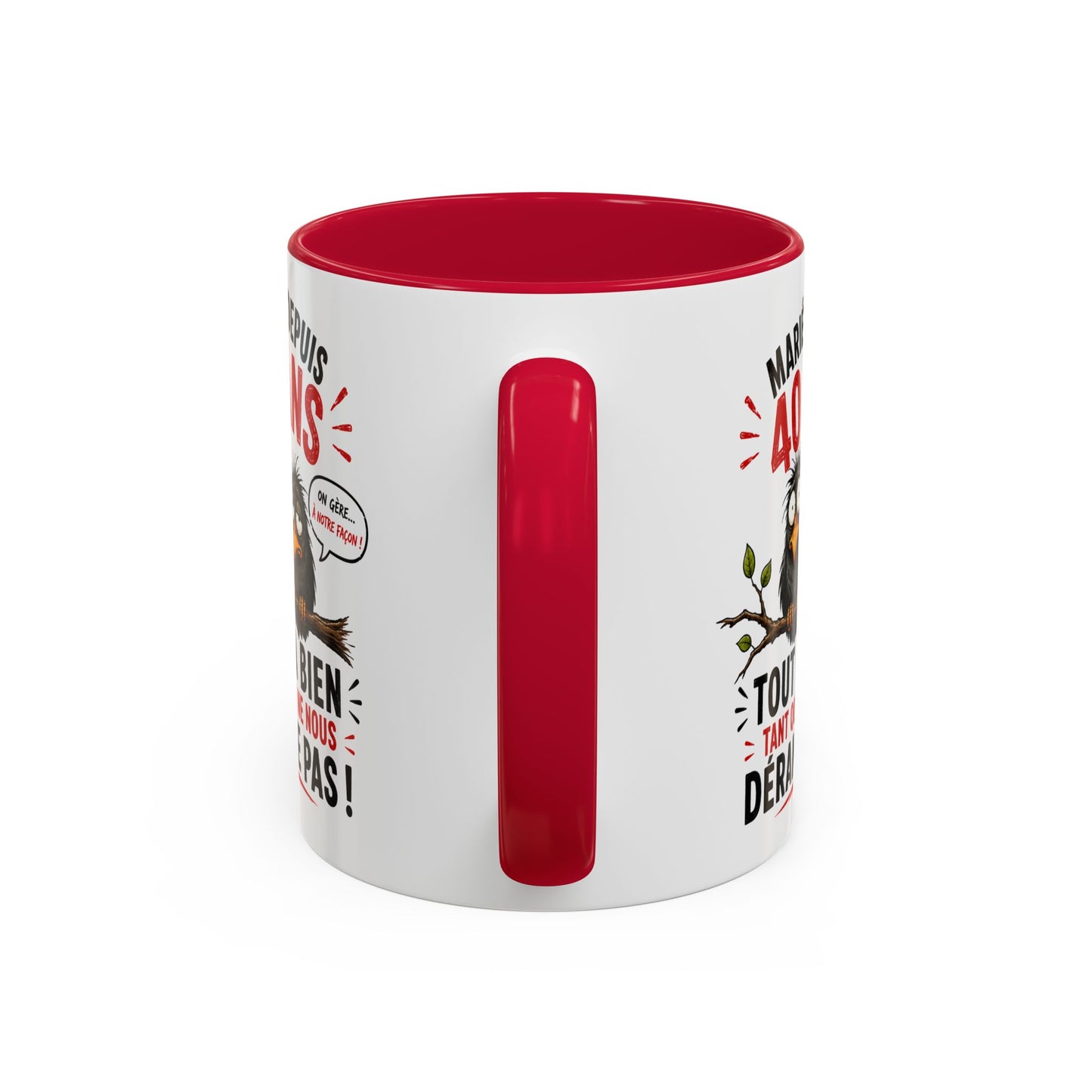 Tasse Mariés Depuis 40 Ans – Mug Humour Anniversaire de Mariage Homme Femme – Cadeau Couple 40 Ans de Mariage 325 ml