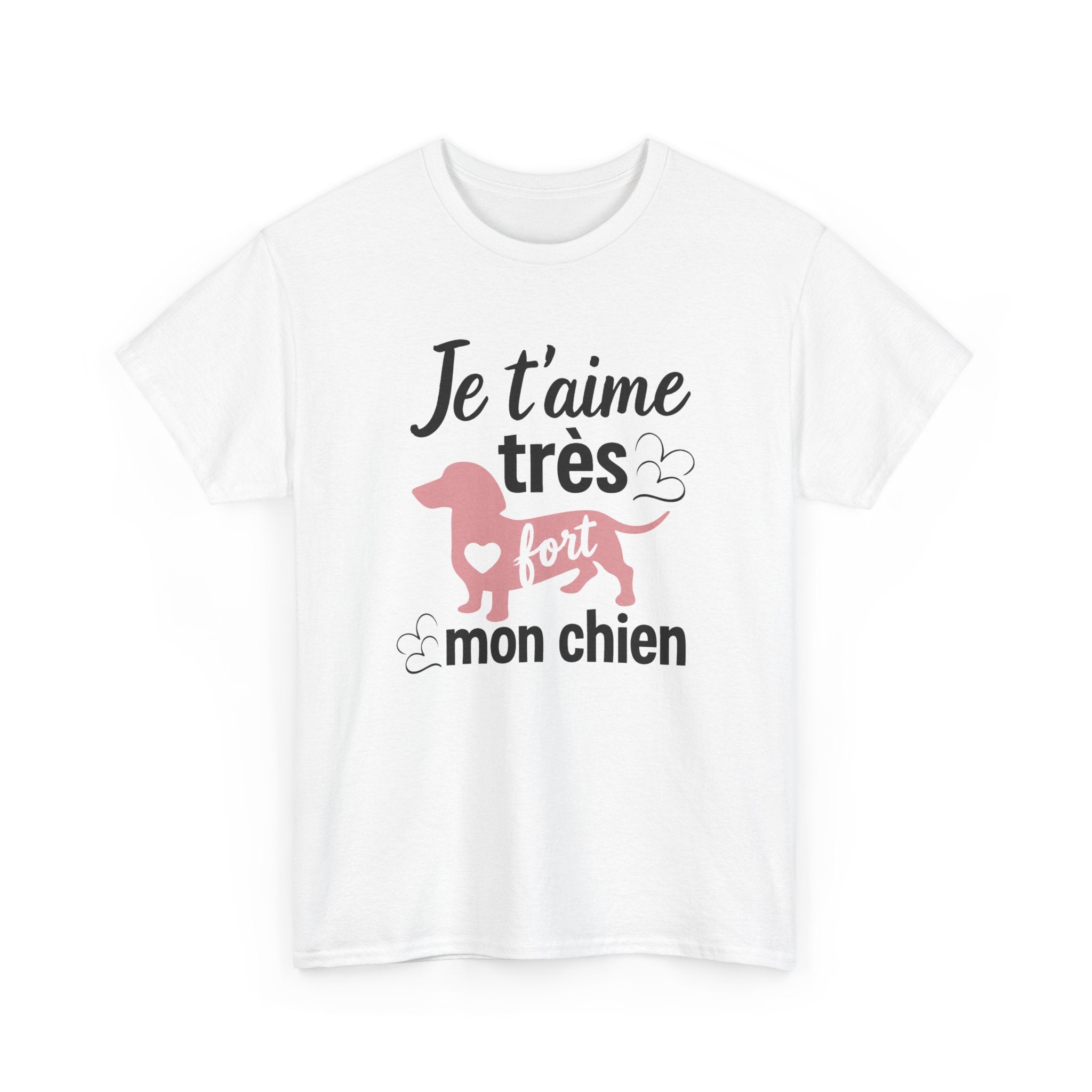 T-Shirt Chien Femme – Cadeau Amoureuse des Chiens – Maman de Chien Dog Mom – Humour Passion Animaux – Idée Cadeau