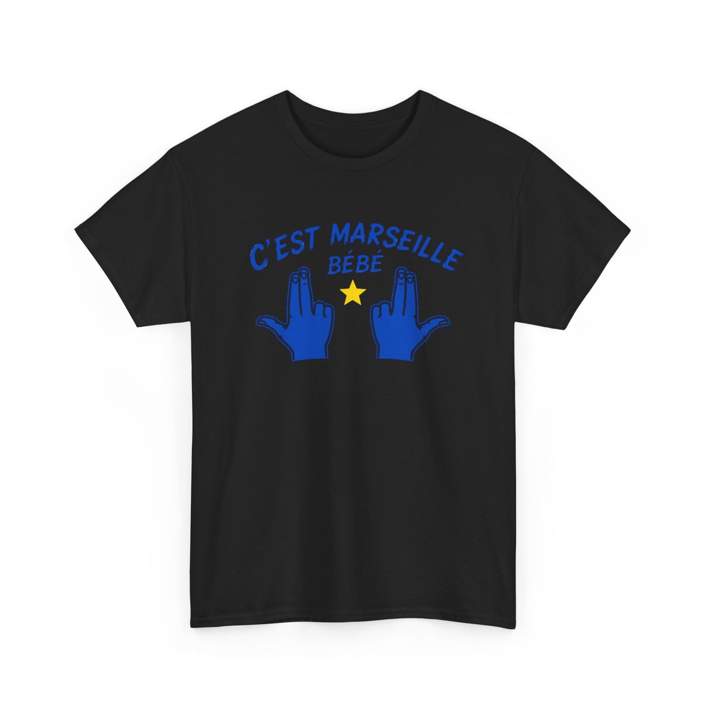 T-Shirt Humour Marseillais Homme Femme – C’Est Marseille Bébé – Tee Shirt Marseille Accent Sud Supporter