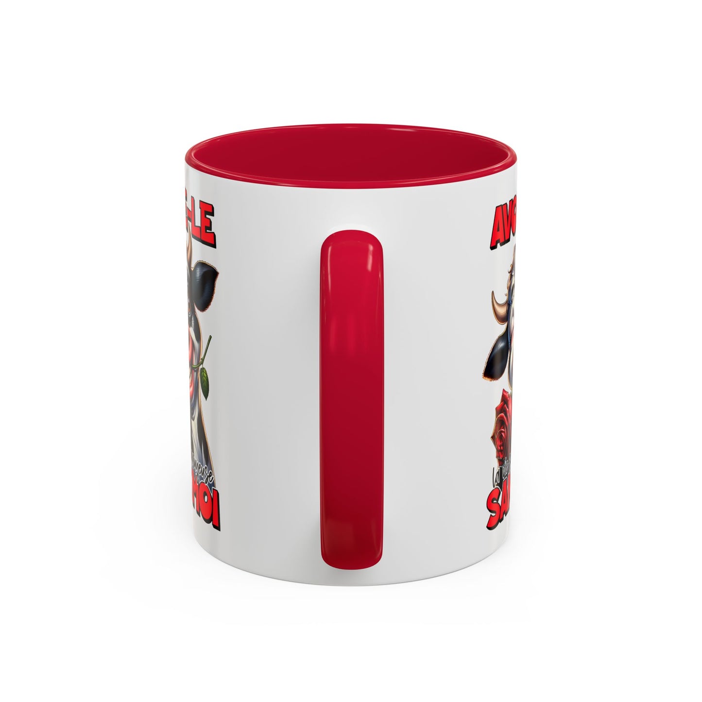 Tasse Avoue-Le La Vie Serait Ennuyeuse Sans Moi – Mug Vache Humour Drôle Femme Homme 325ml