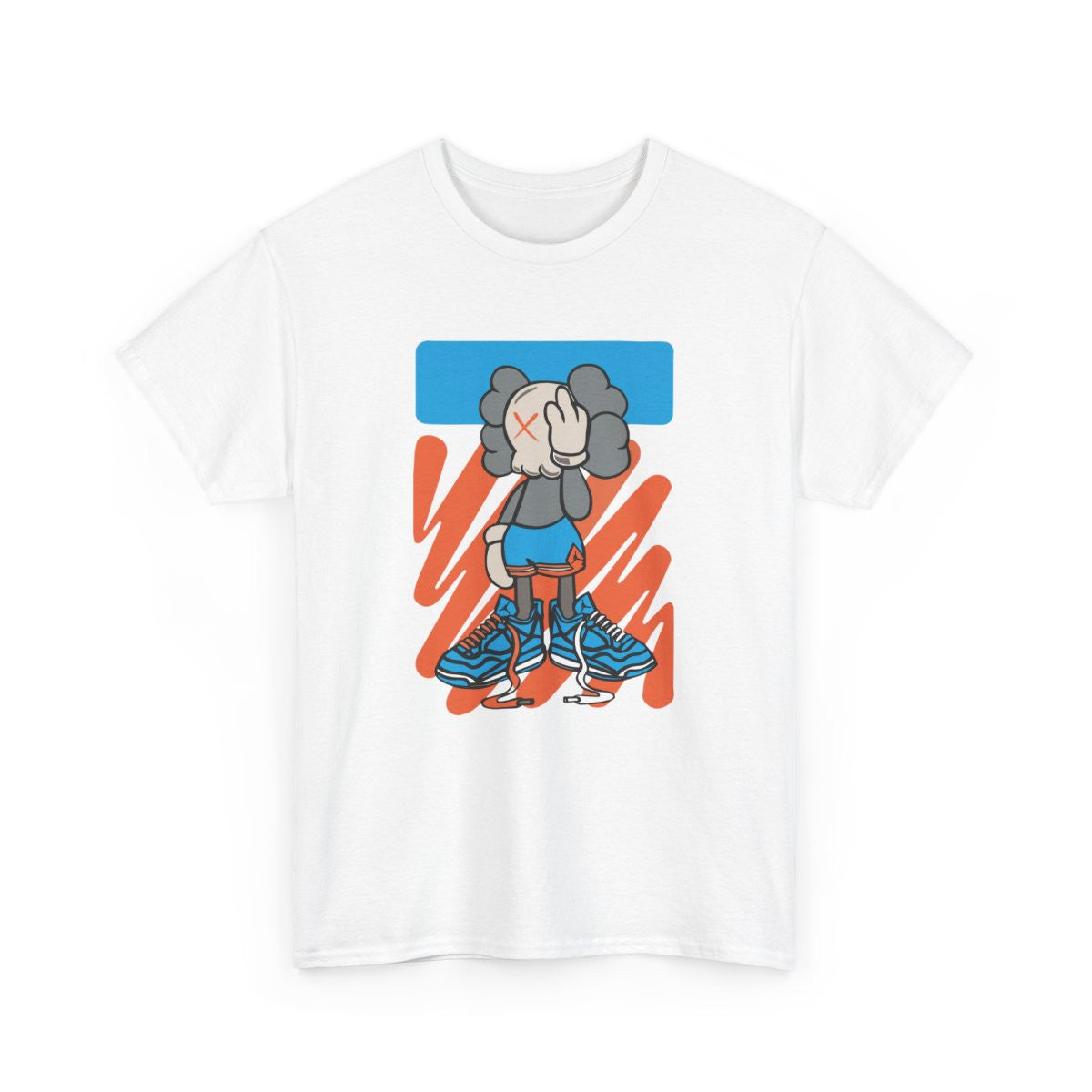 Tee-shirt Unisexe Personnage Cartoon Urbain – T-shirt Graphique Streetwear Coloré – Look Créatif et Original S à 3XL