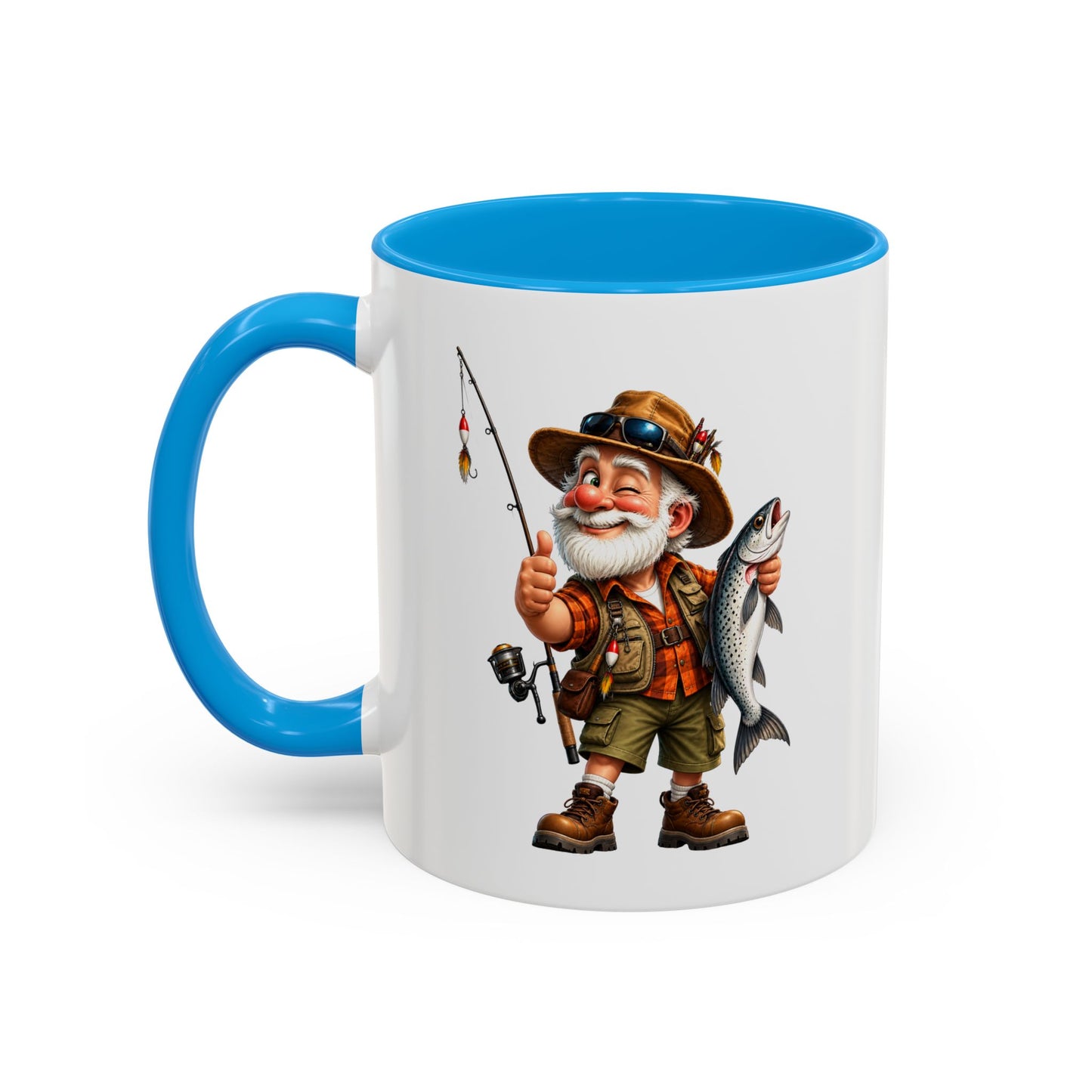 Mug Pêcheur Homme – Tasse Passion Pêche avec Poisson – Cadeau Original Homme – Amateur de Pêche