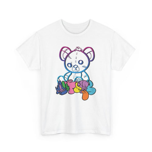 Tee-shirt Unisexe Ours Street Art Coloré – T-shirt Graphique Urbain Abstrait – Style Contemporain S à 3XL