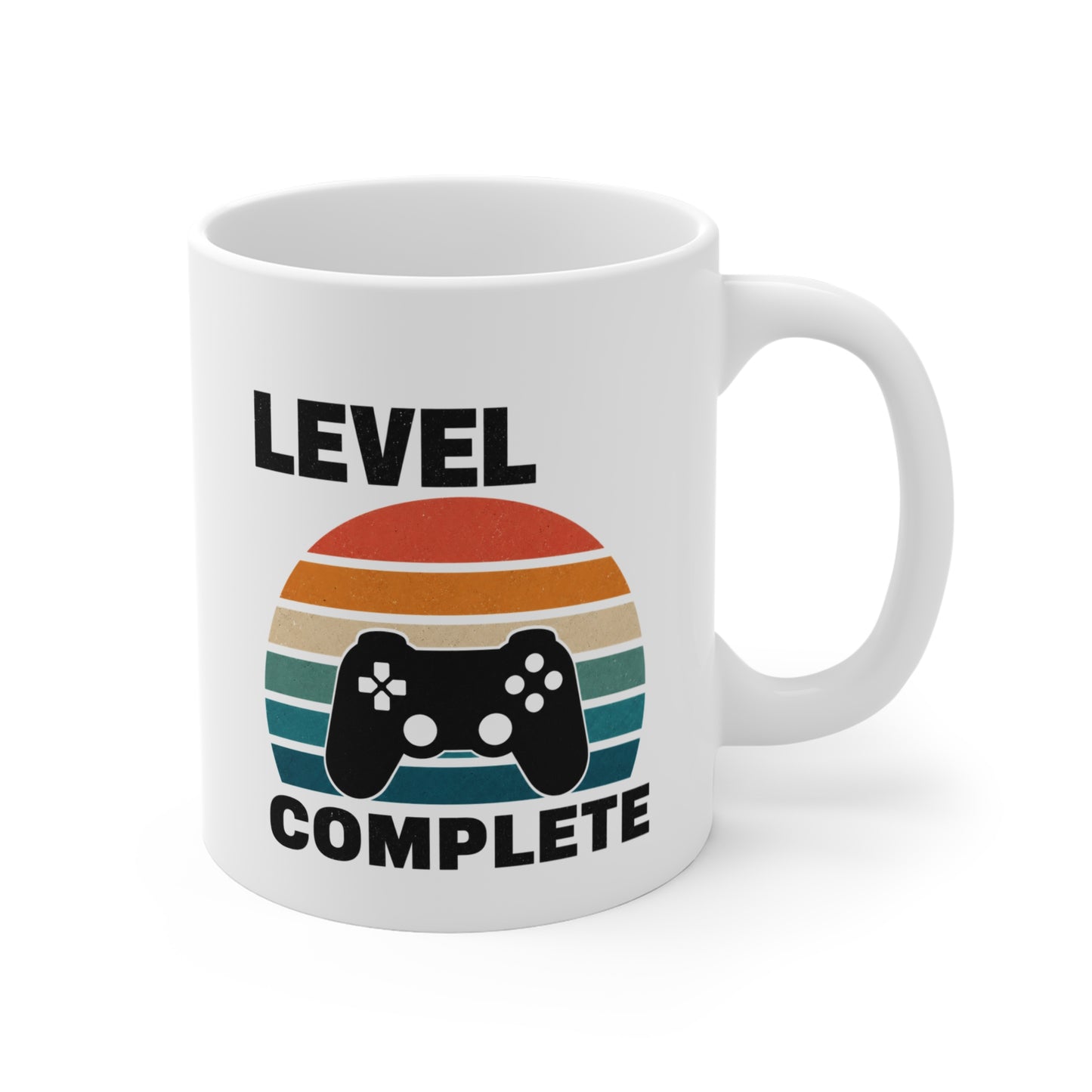 Tasse Level (Âge) Complète Personnalisable – Mug Gamer Vintage avec Manette – Cadeau Jeux Vidéo Homme Femme 325 ml